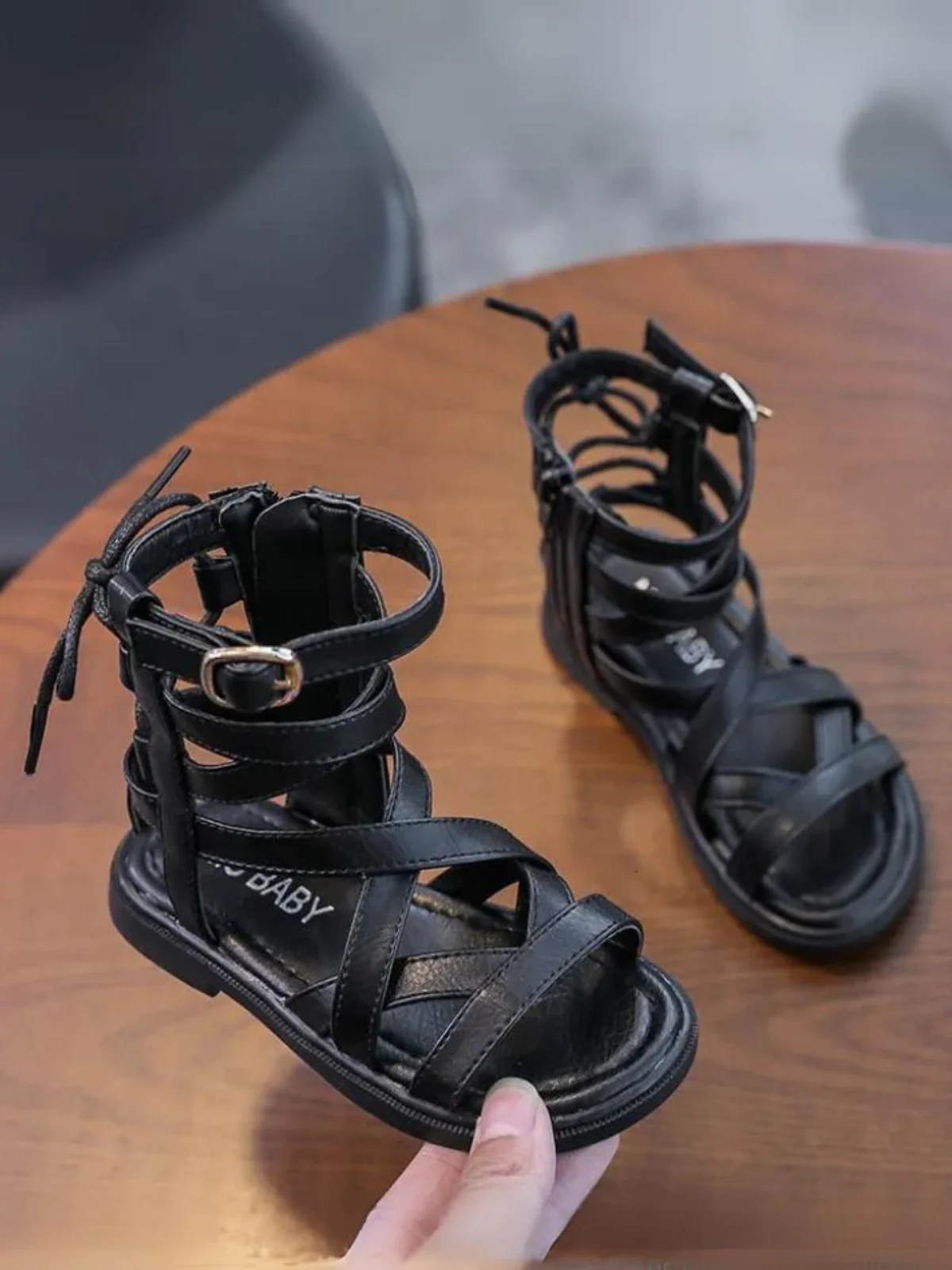 Fashion Moment Gladiator Sandals By Liv and Mia - Image 4