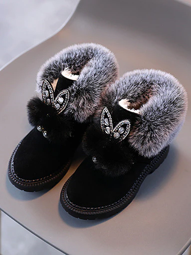 Faux Fur Butterfly Boots by Liv and Mia - Image 12
