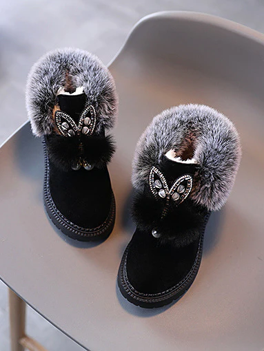 Faux Fur Butterfly Boots by Liv and Mia - Image 13