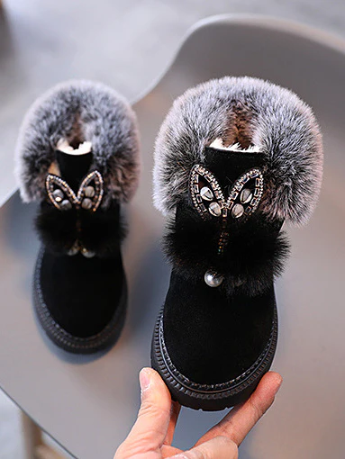Faux Fur Butterfly Boots by Liv and Mia - Image 14
