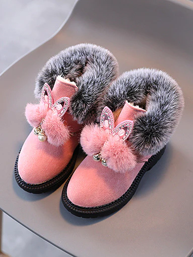 Faux Fur Butterfly Boots by Liv and Mia - Image 3