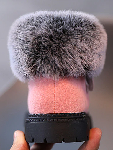 Faux Fur Butterfly Boots by Liv and Mia - Image 9