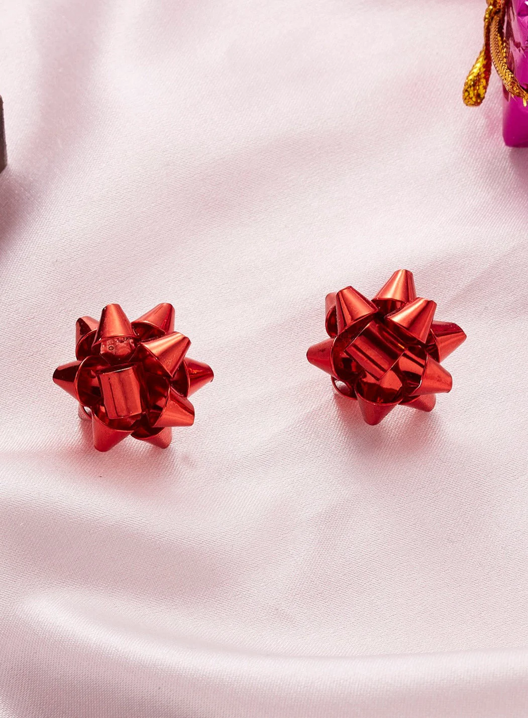 Present Topper Shimmer Stud Earrings - Image 5
