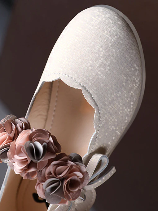 Floral Arch Ribbon Sparkle Flats by Liv and Mia - Image 10