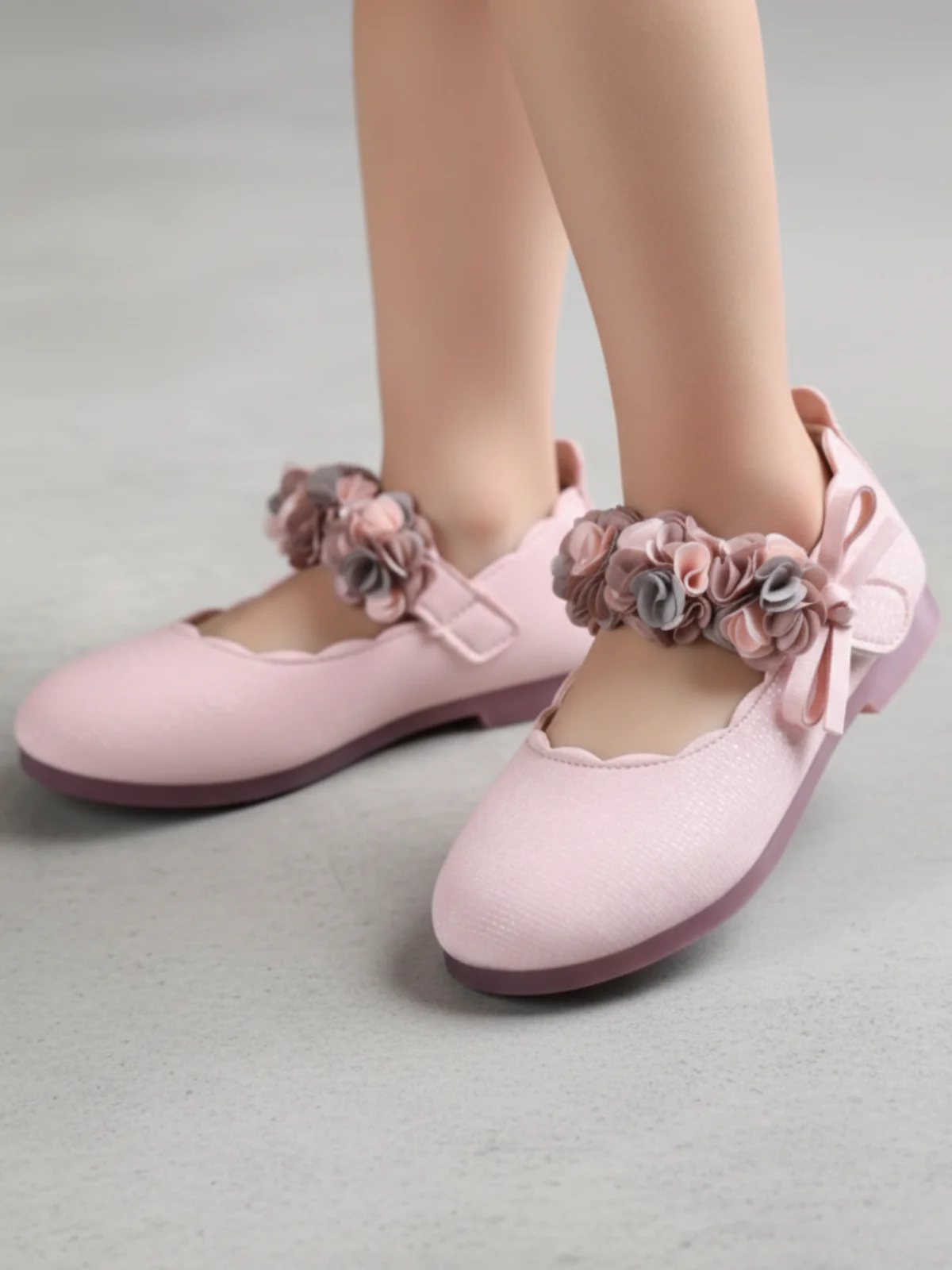Floral Arch Ribbon Sparkle Flats by Liv and Mia - Image 4