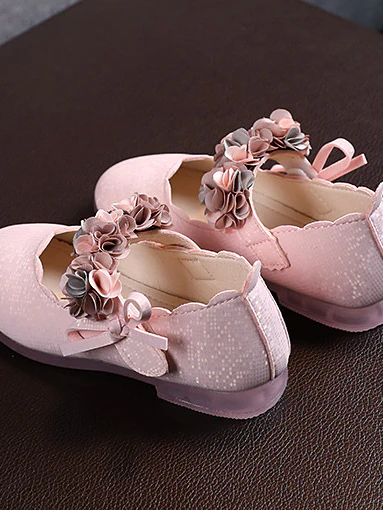 Floral Arch Ribbon Sparkle Flats by Liv and Mia - Image 6