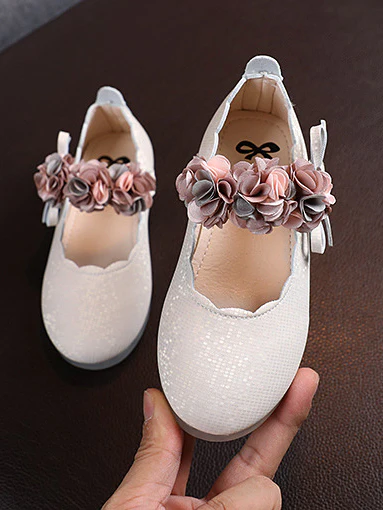 Floral Arch Ribbon Sparkle Flats by Liv and Mia - Image 7