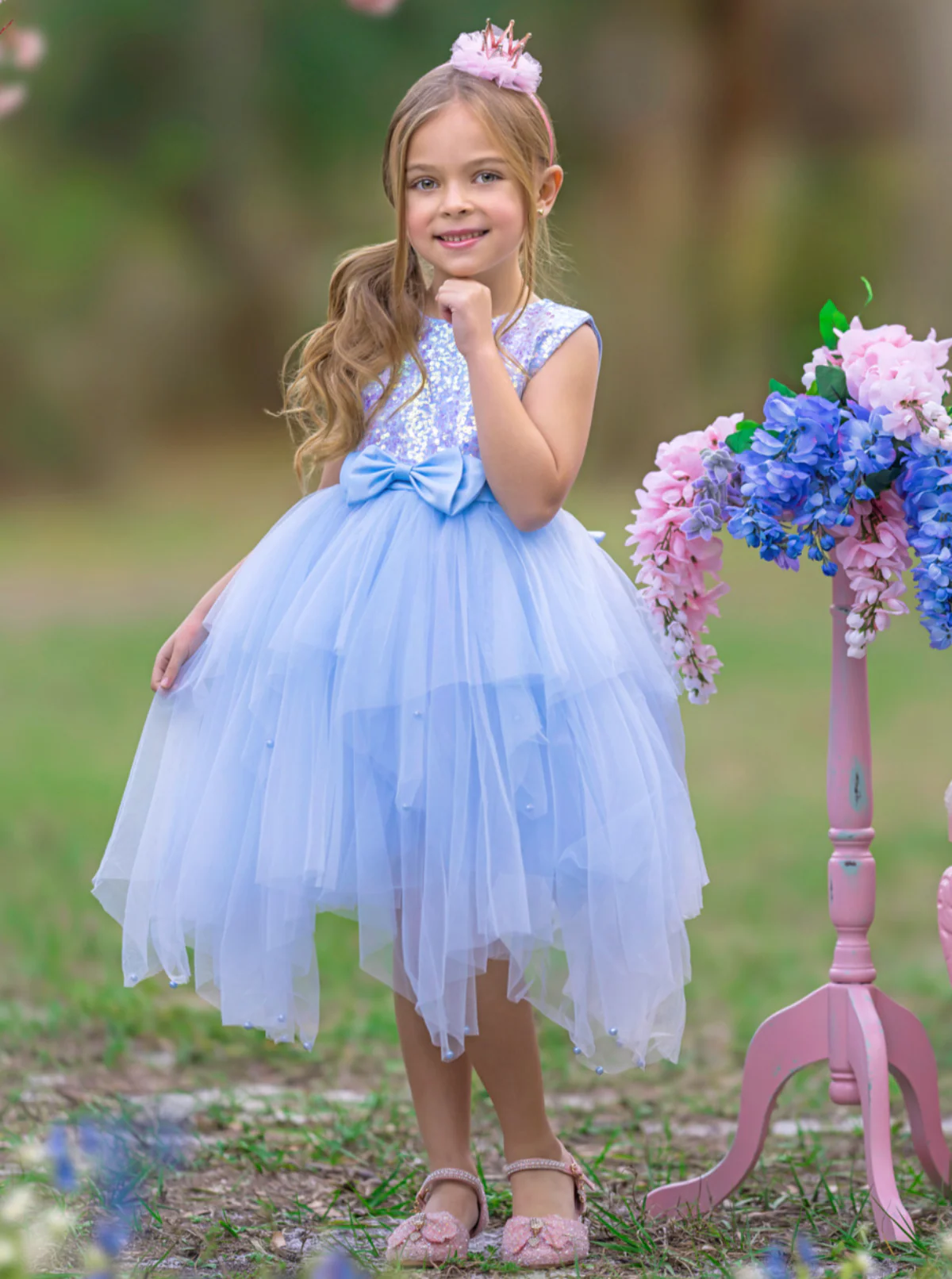 Sparkles and Twirls Pastel Tutu Gown - Image 3