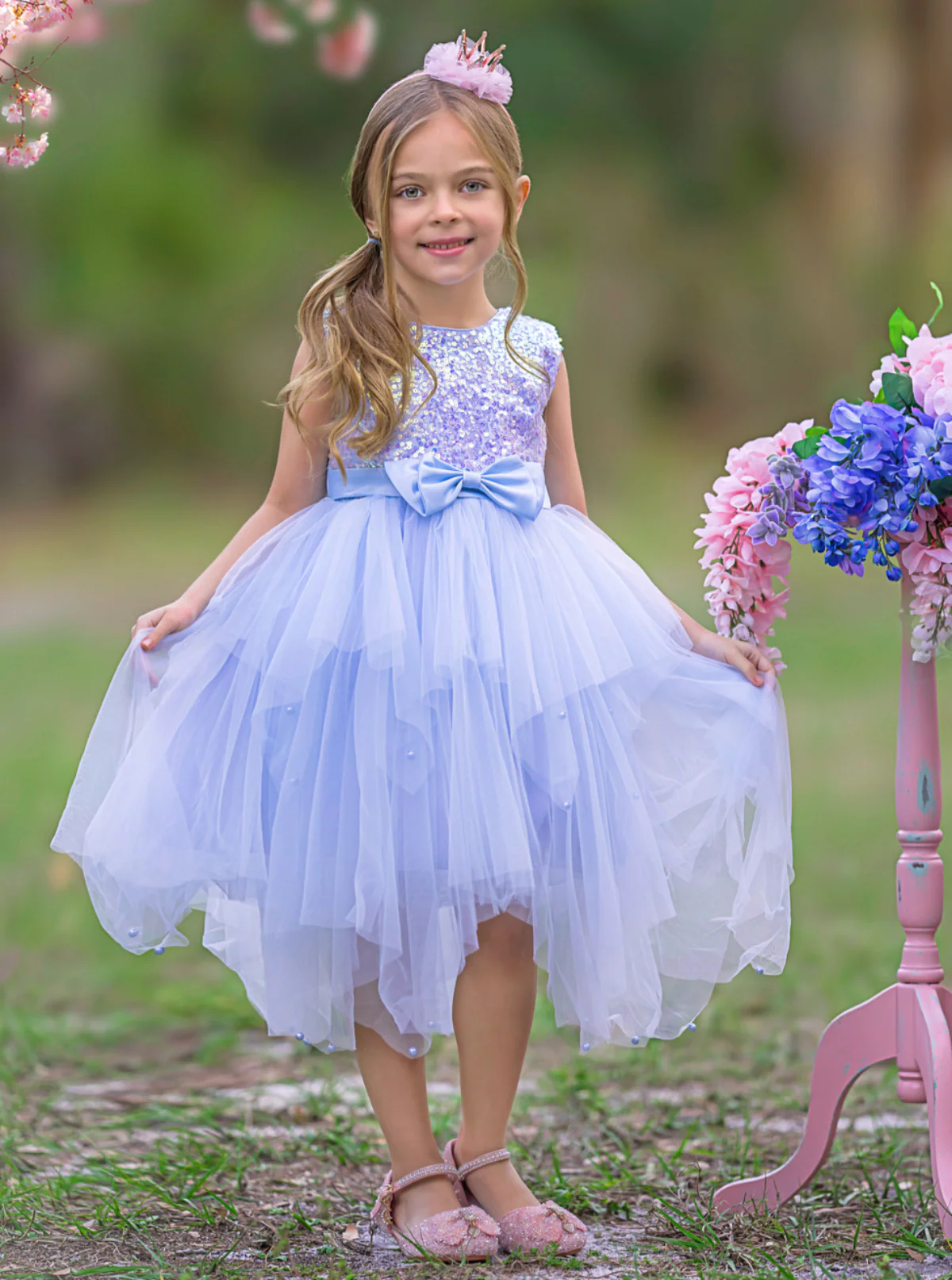Sparkles and Twirls Pastel Tutu Gown - Image 5