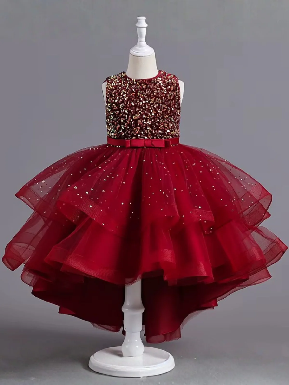 Look At Me Sparkle Sequin Belted Dress - Image 2