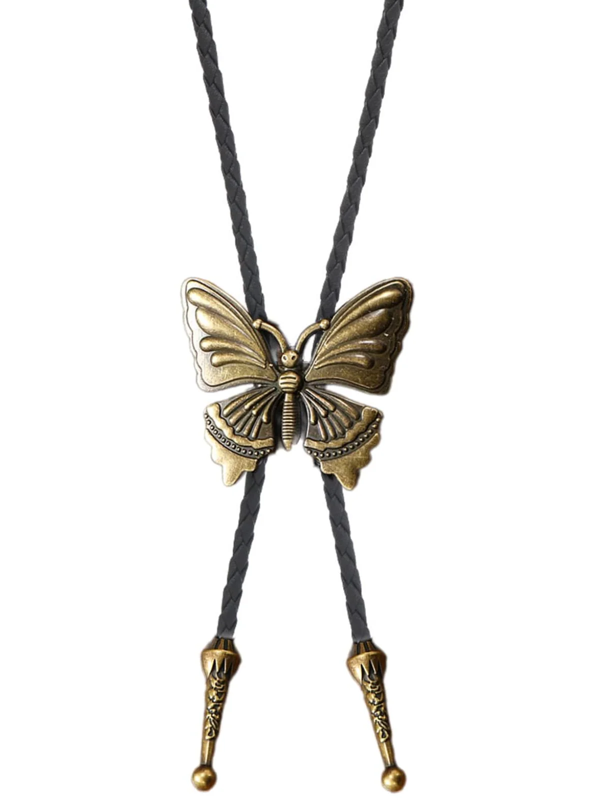 Cowgirl Fun Butterfly Bolo Necklace - Image 3