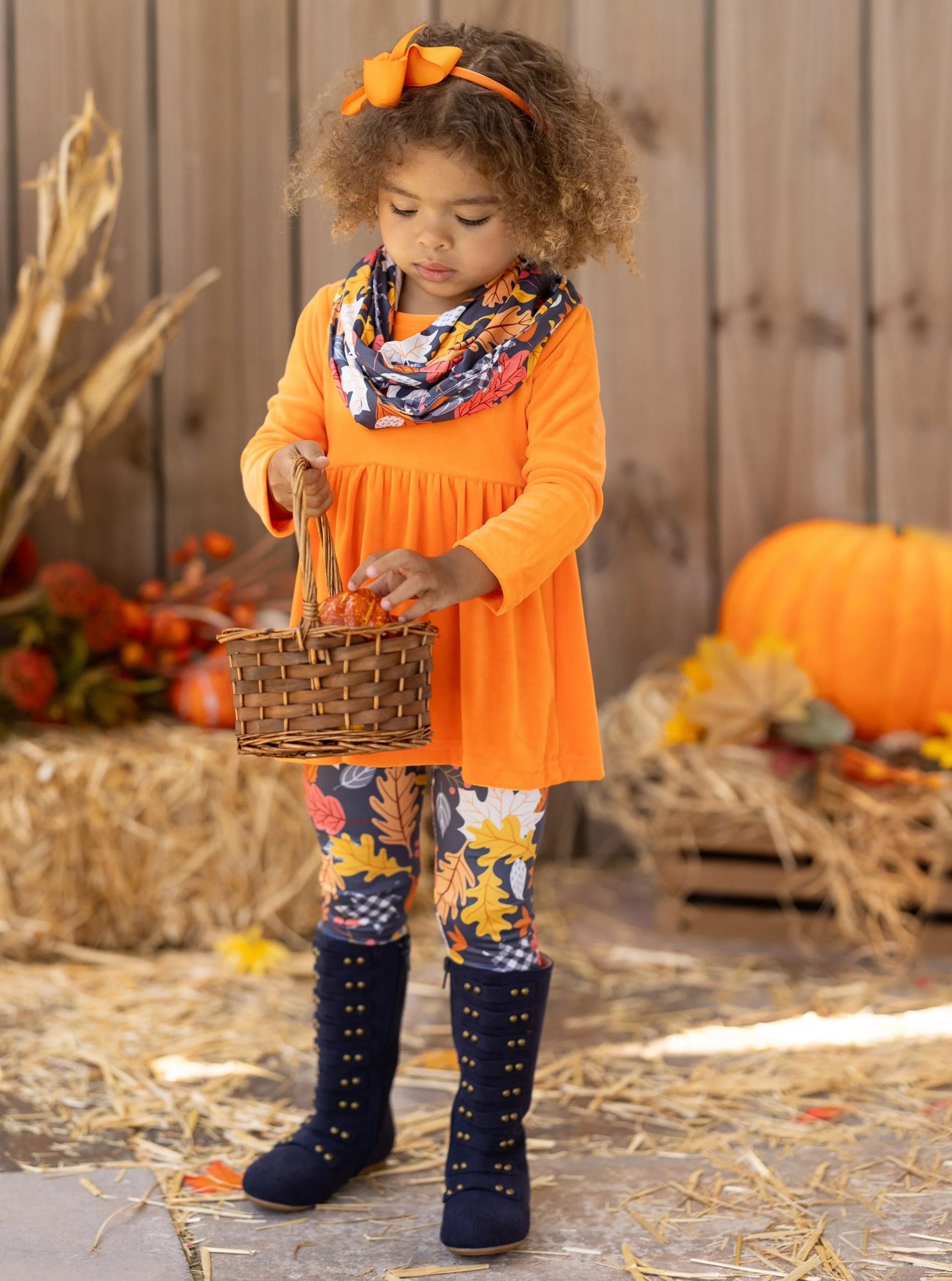 Foliage Fresh Tunic, Scarf and Legging Set - Image 4