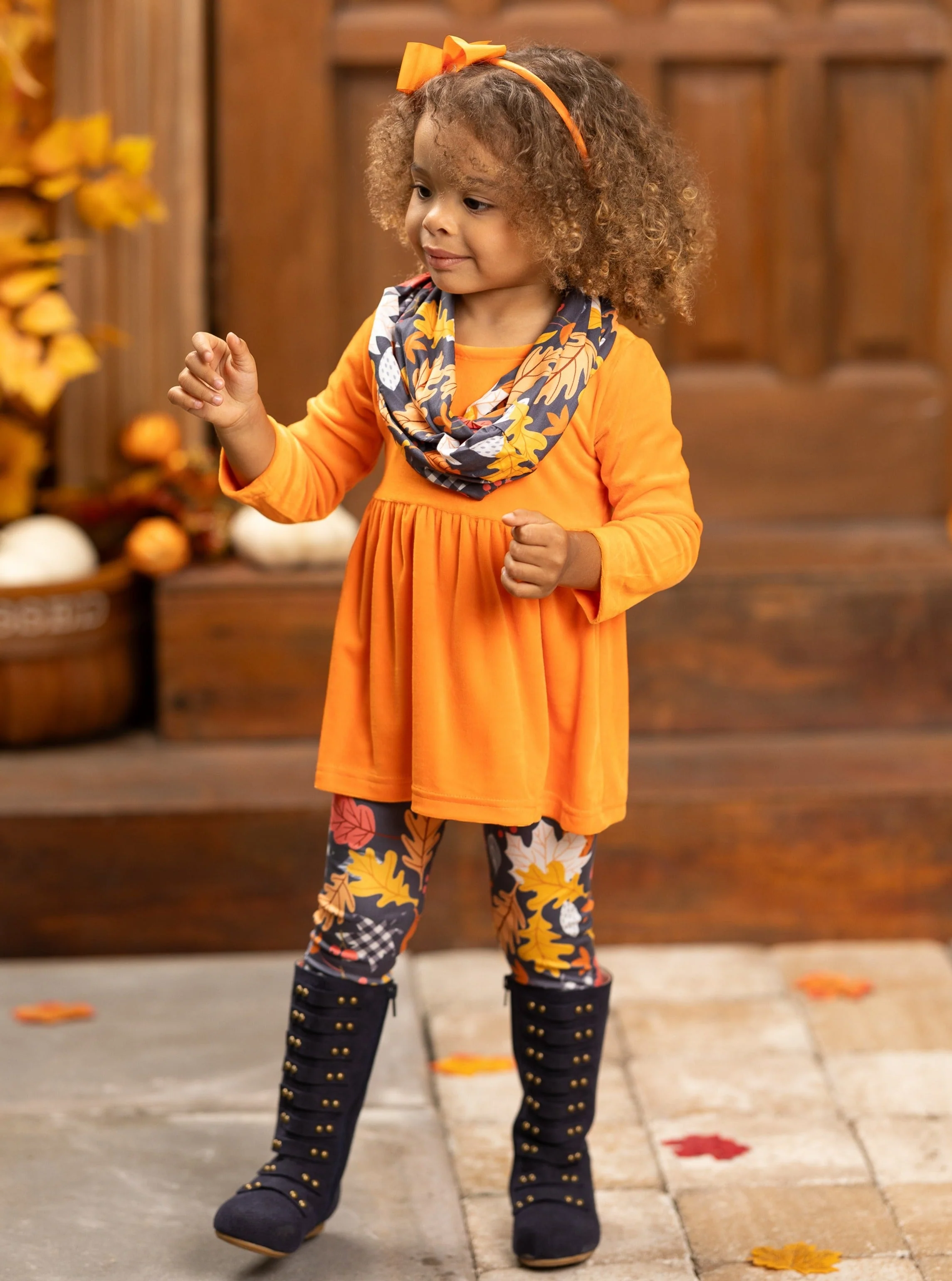 Foliage Fresh Tunic, Scarf and Legging Set - Image 5