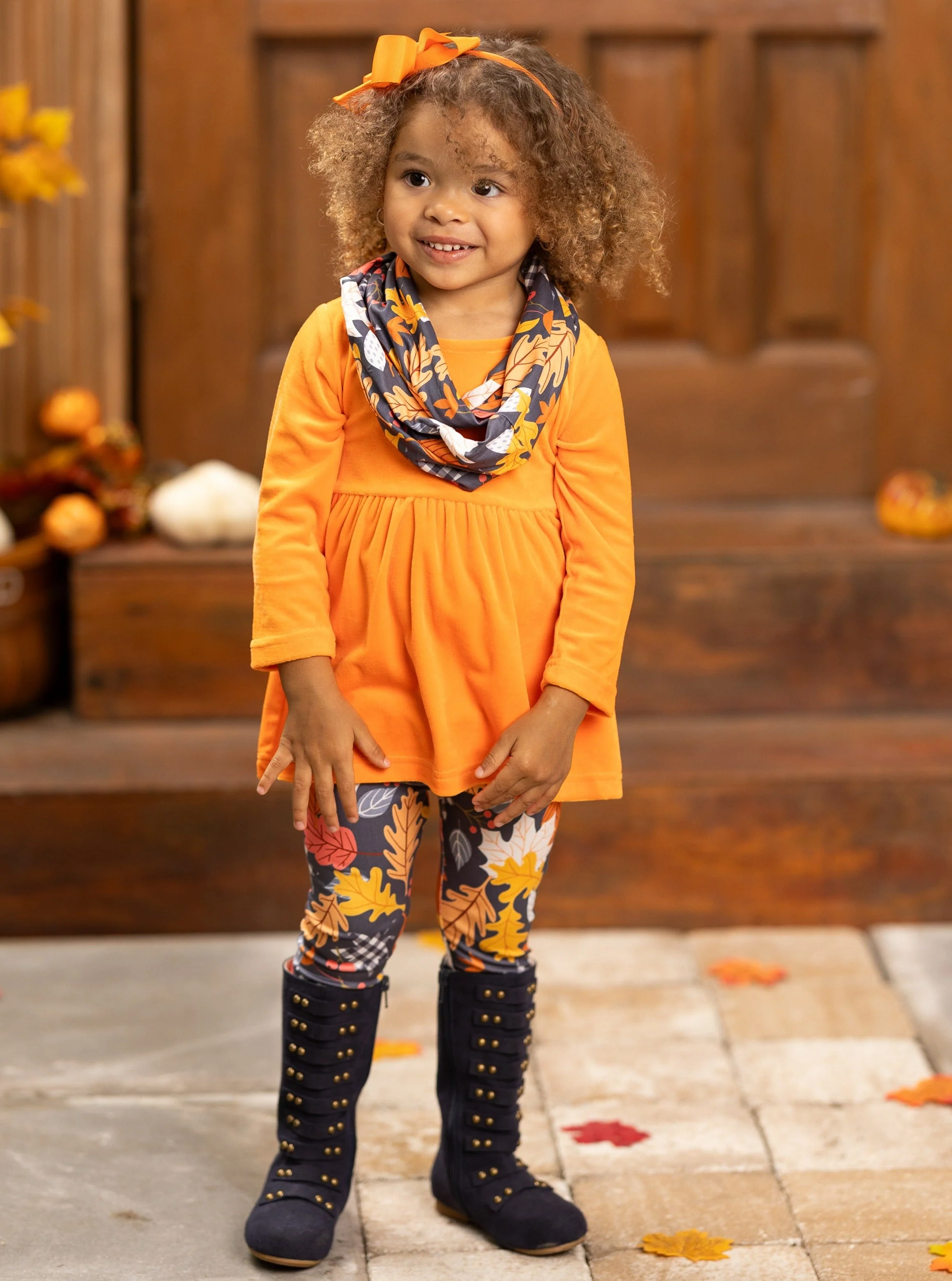 Foliage Fresh Tunic, Scarf and Legging Set - Image 6