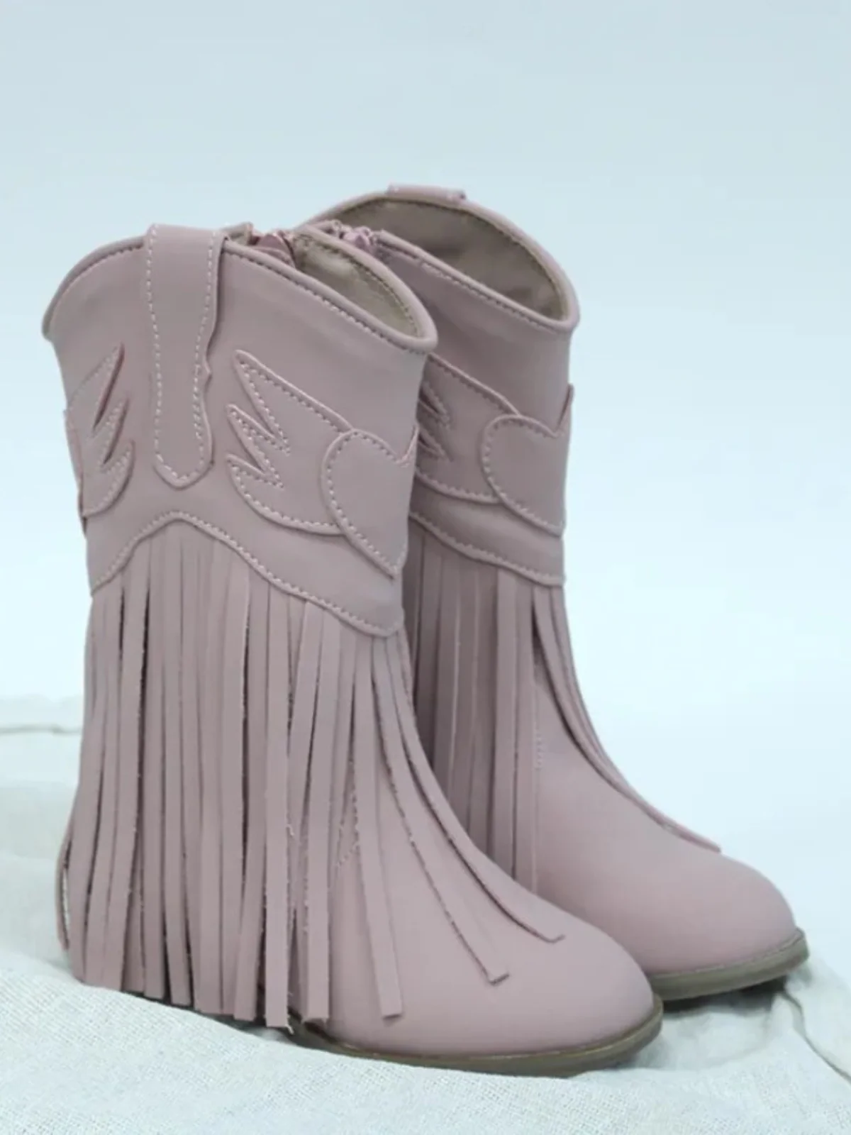 Wild West Charm Fringe Cowboy Boots By Liv and Mia - Image 5