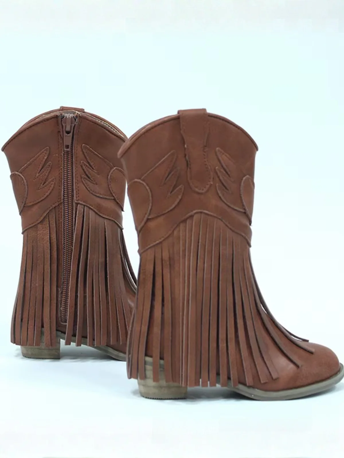 Wild West Charm Fringe Cowboy Boots By Liv and Mia - Image 7