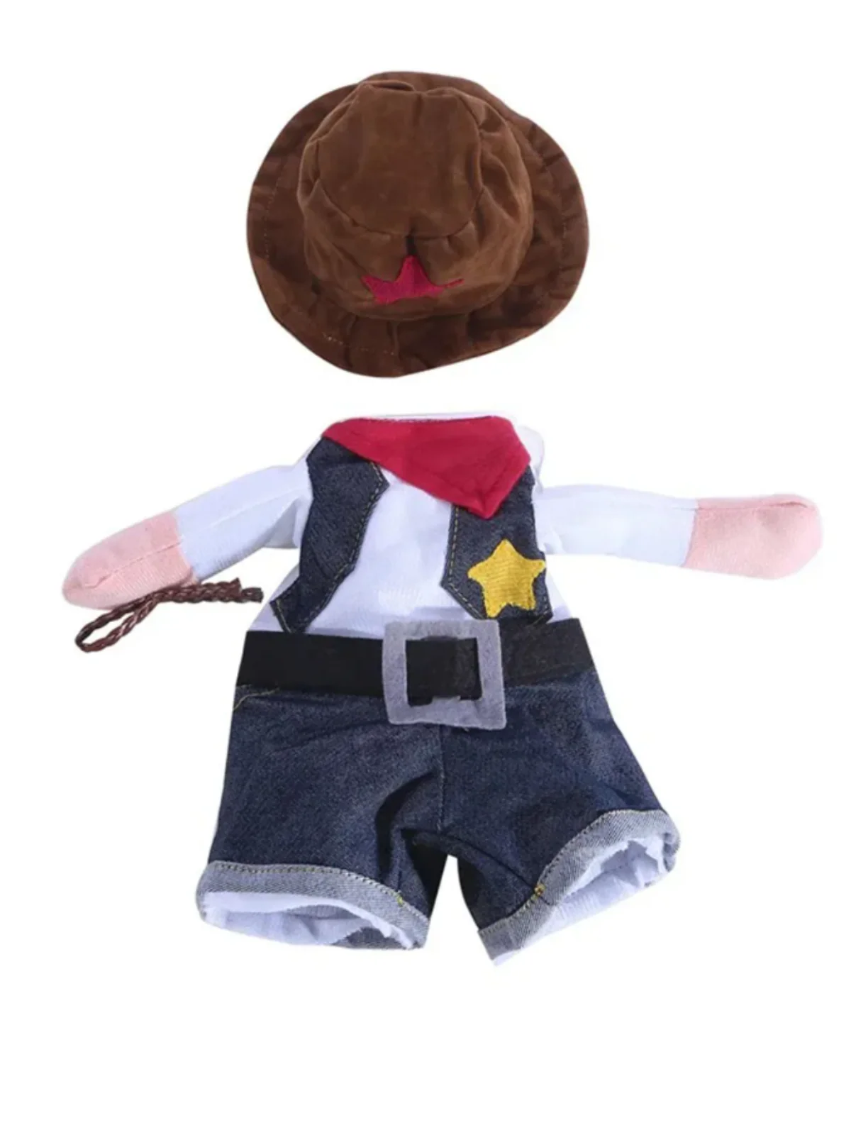Dog Funny Cowboy Halloween Costume for Dogs and Cats - Image 4