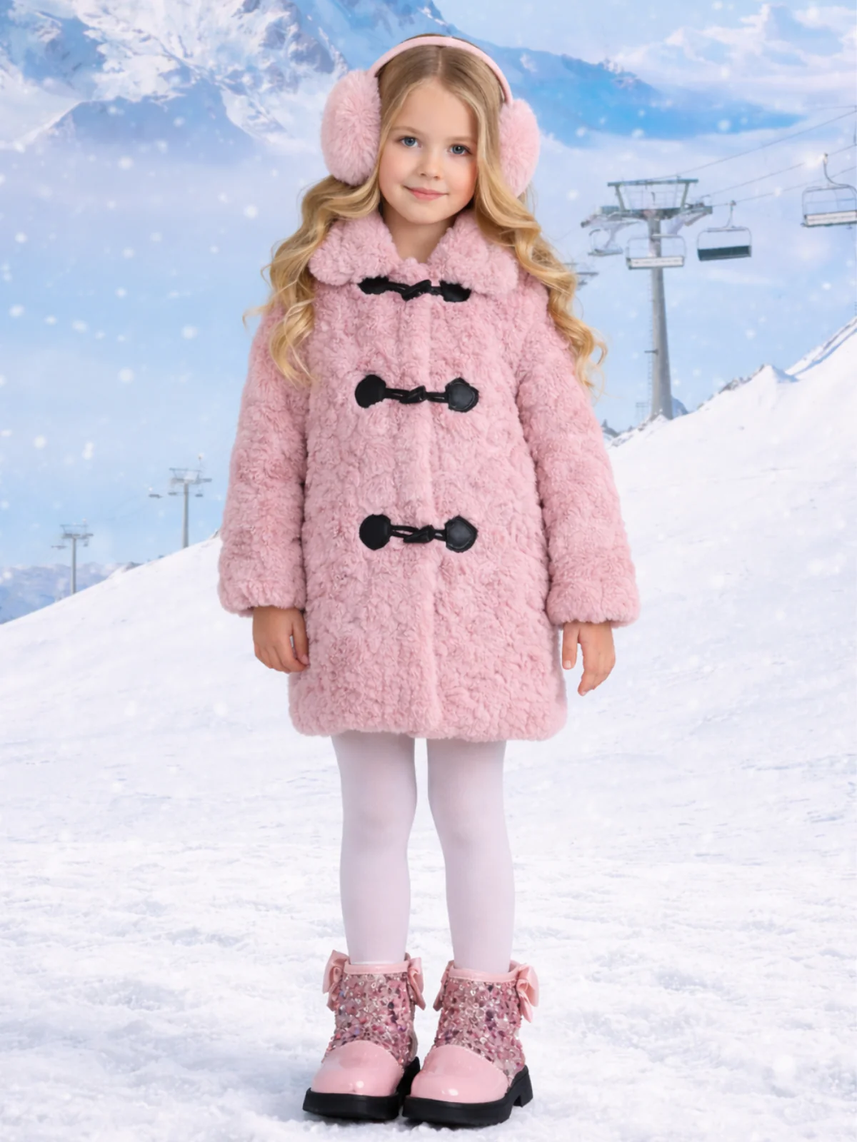 Fuzzy and Fabulous Faux Fur Winter Jacket
