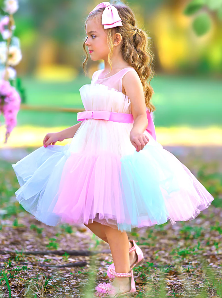 My Pastel Dream Belted Tutu Dress - Image 5