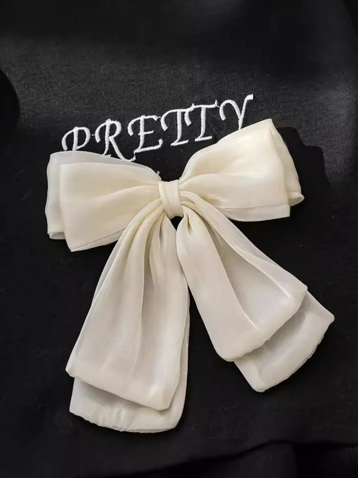 Pretty Statement Bow Sweatshirt - Image 2