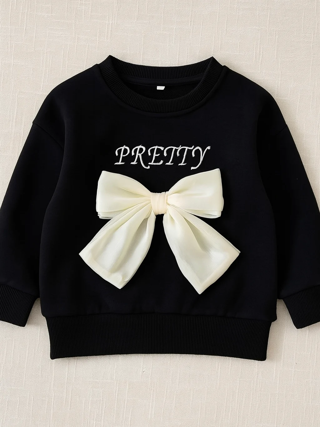 Pretty Statement Bow Sweatshirt - Image 3