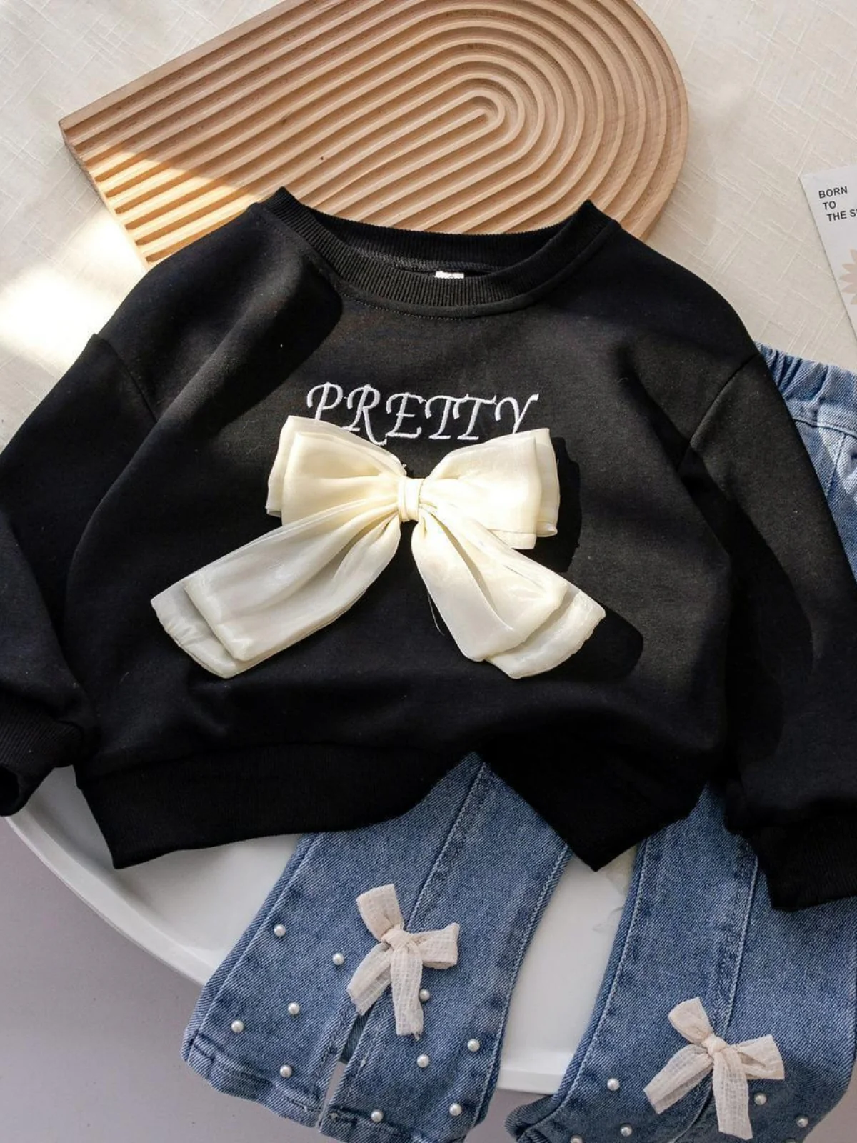 Pretty Statement Bow Sweatshirt - Image 4