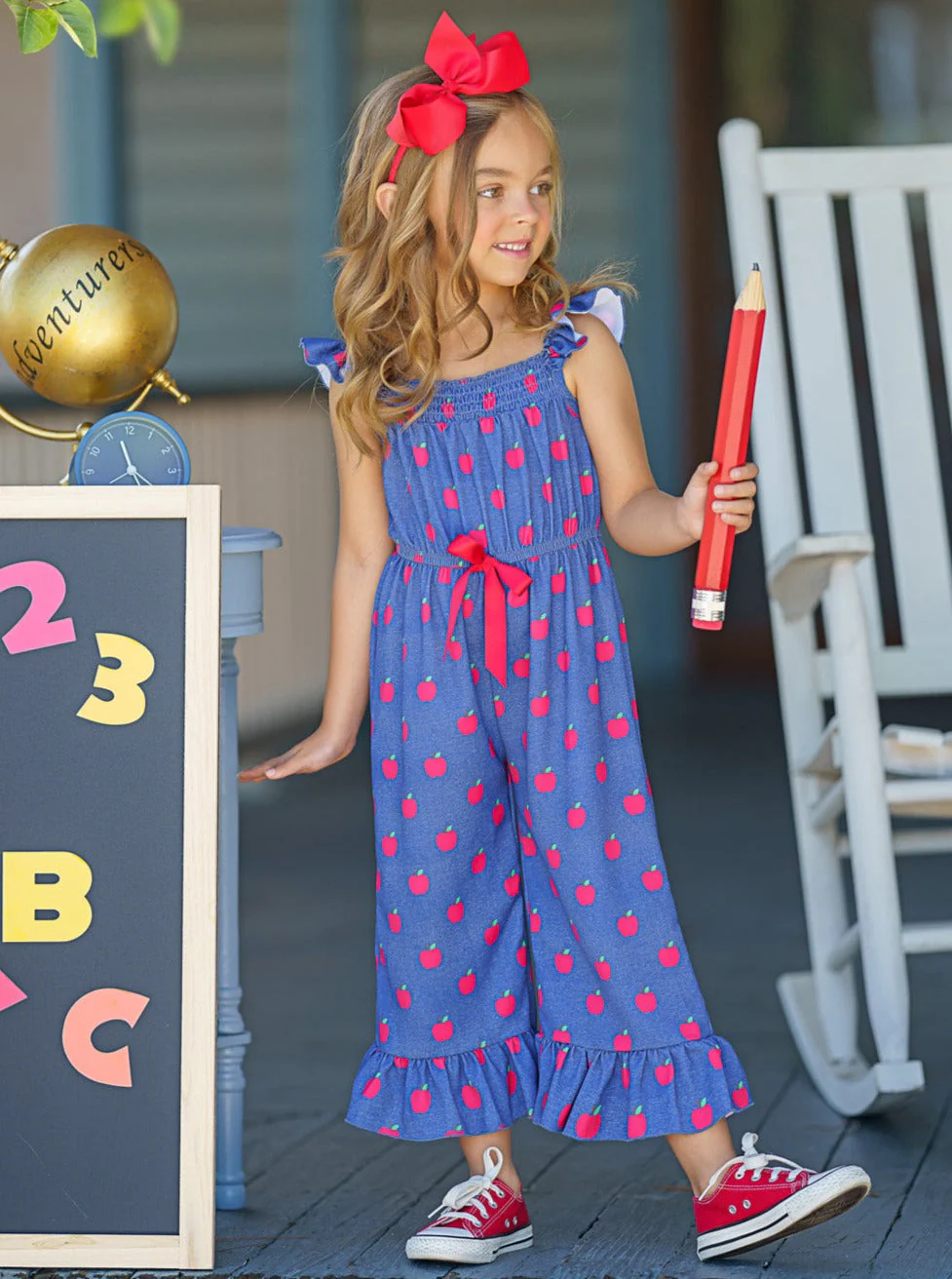 My Smart Apple Ruffle Jumpsuit - Image 4