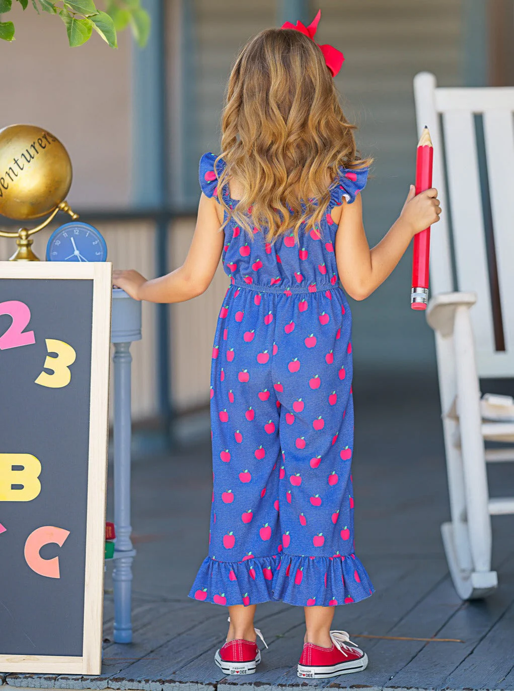 My Smart Apple Ruffle Jumpsuit - Image 5