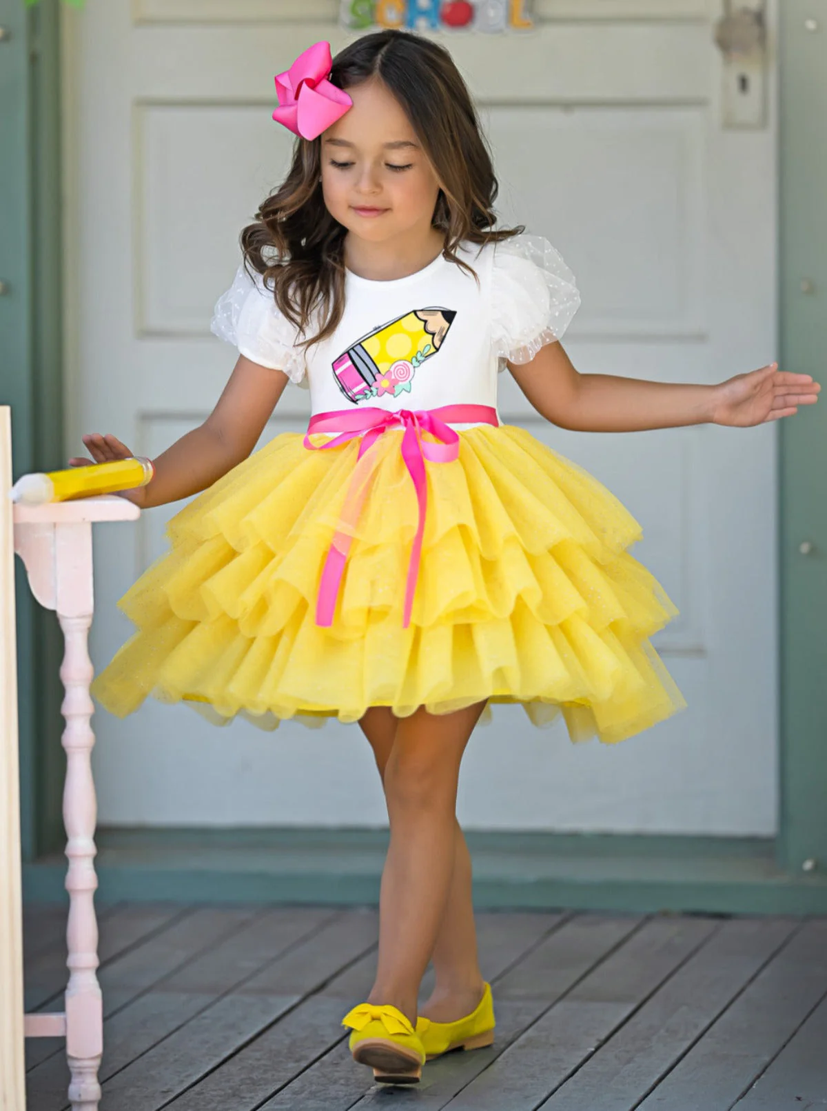 Homeroom Ballerina Layered Tutu Dress - Image 4
