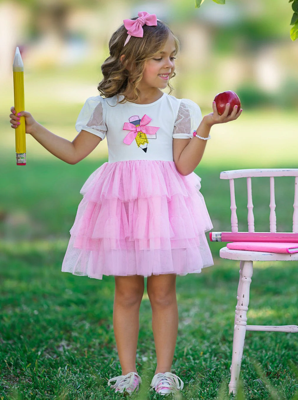 Brainy Ballerina Layered Tutu Dress - Image 3