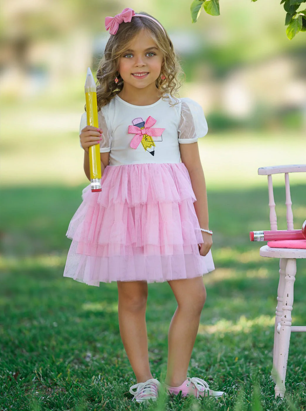 Brainy Ballerina Layered Tutu Dress - Image 4