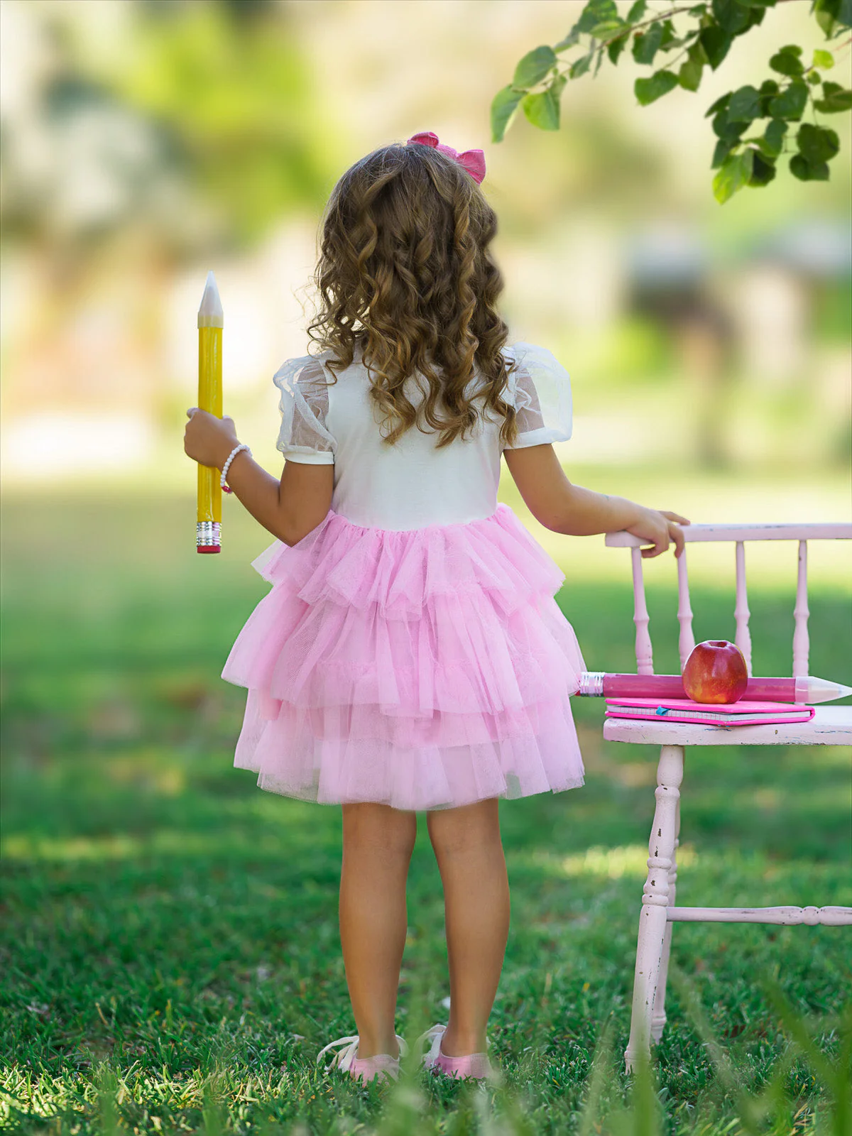 Brainy Ballerina Layered Tutu Dress - Image 6