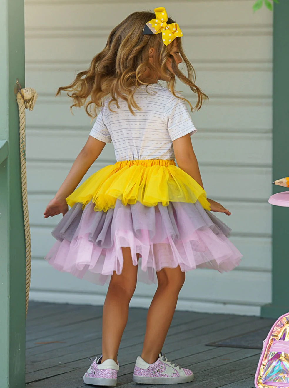 Live, Love, Learn Tutu Skirt Set - Image 4