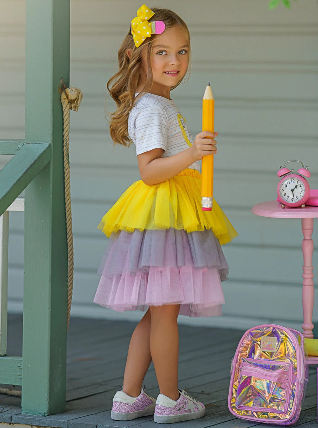 Live, Love, Learn Tutu Skirt Set - Image 6