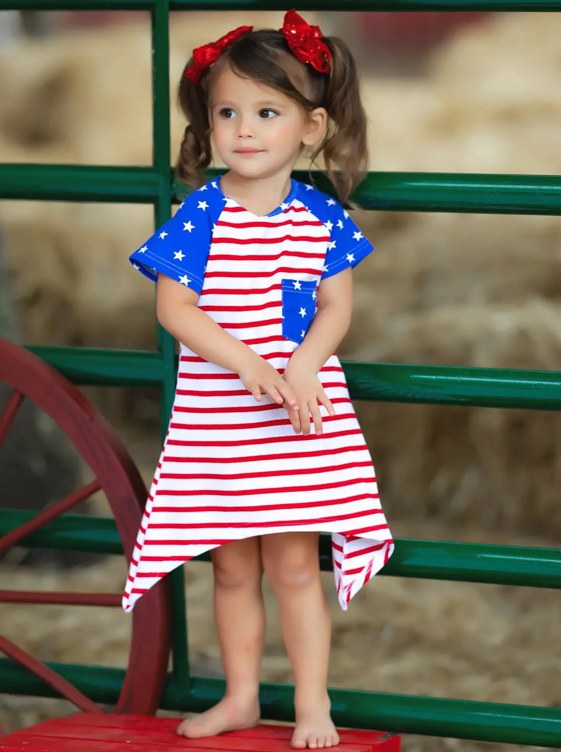 Miss Liberty Shark Tooth Side Dress - Image 5