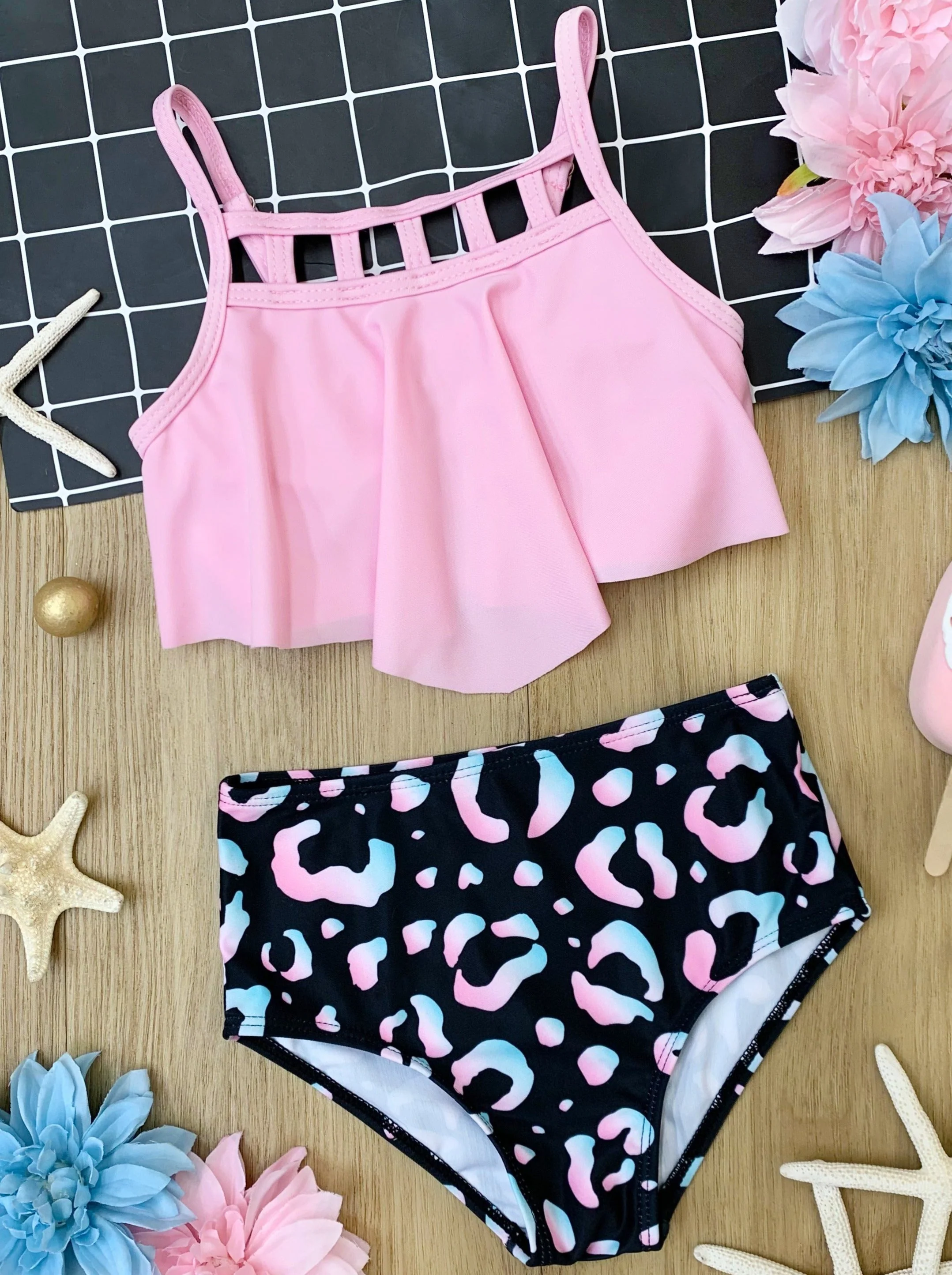 Summer Starts Now Animal Print Two Piece Swimsuit - Image 6