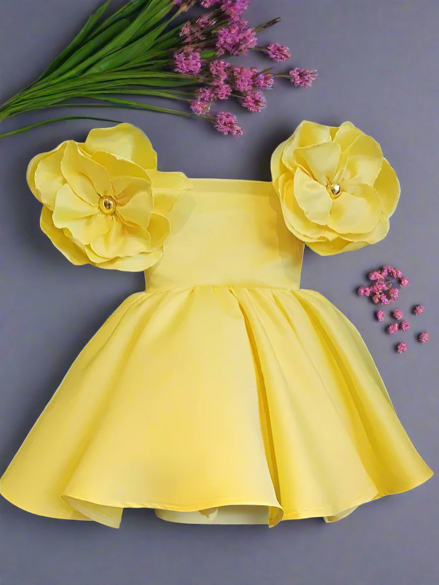 Blooming Beauty Pleated Party Dress - Image 2
