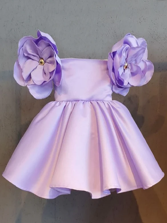 Blooming Beauty Pleated Party Dress - Image 3