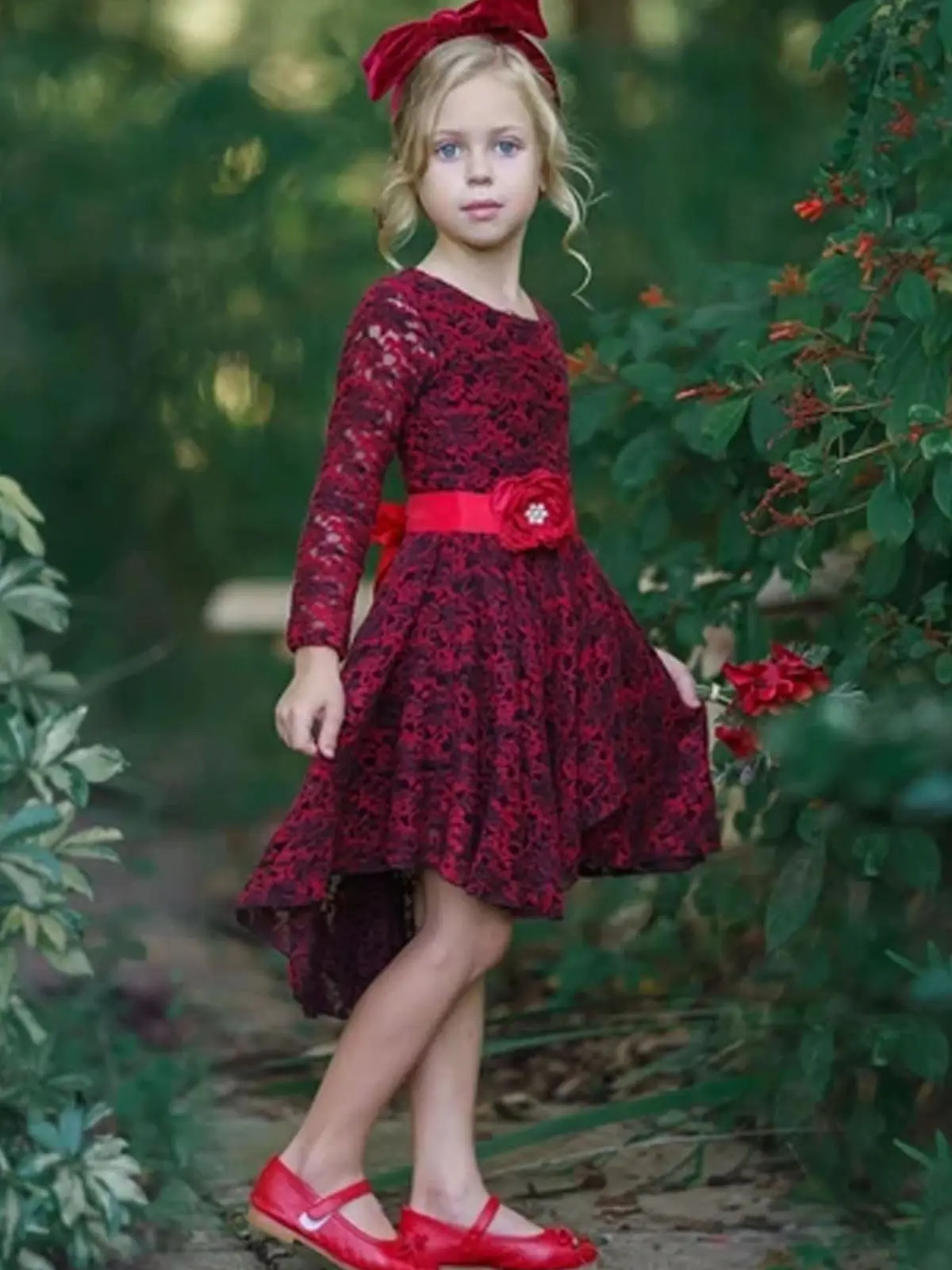 Je t'Aime Crochet Lace Hi-Lo Dress - Image 7