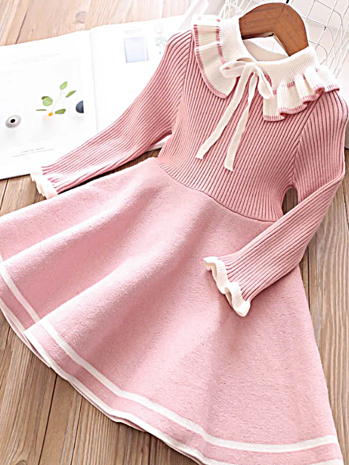 Little Socialite Collared Sweater Dress - Image 2