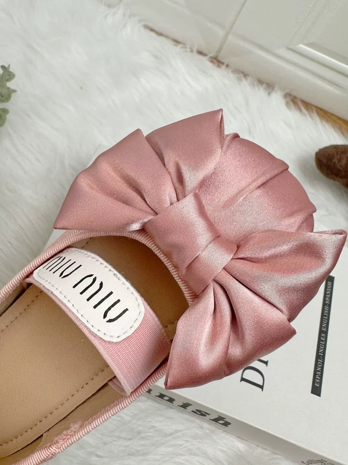 Girls Adorable and Elegant Bow-Tie Ballet Flats By Liv and Mia - Image 6