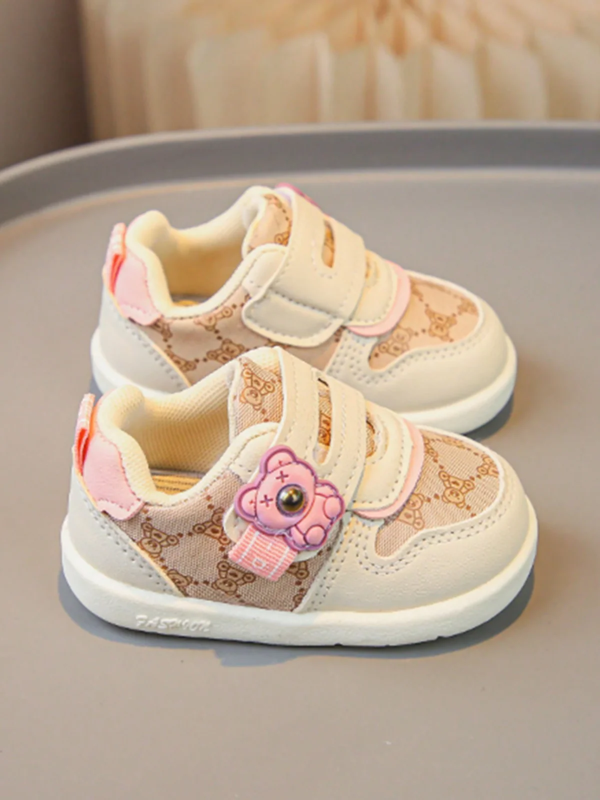Girls Adorable Animal Sneakers by Liv and Mia - Image 2