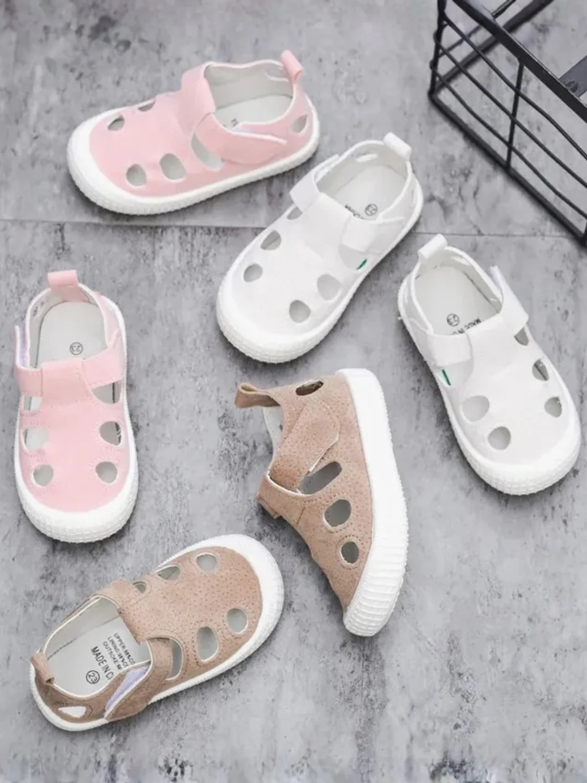 Girls Adorable Polka Dot Sandals By Liv and Mia - Image 6