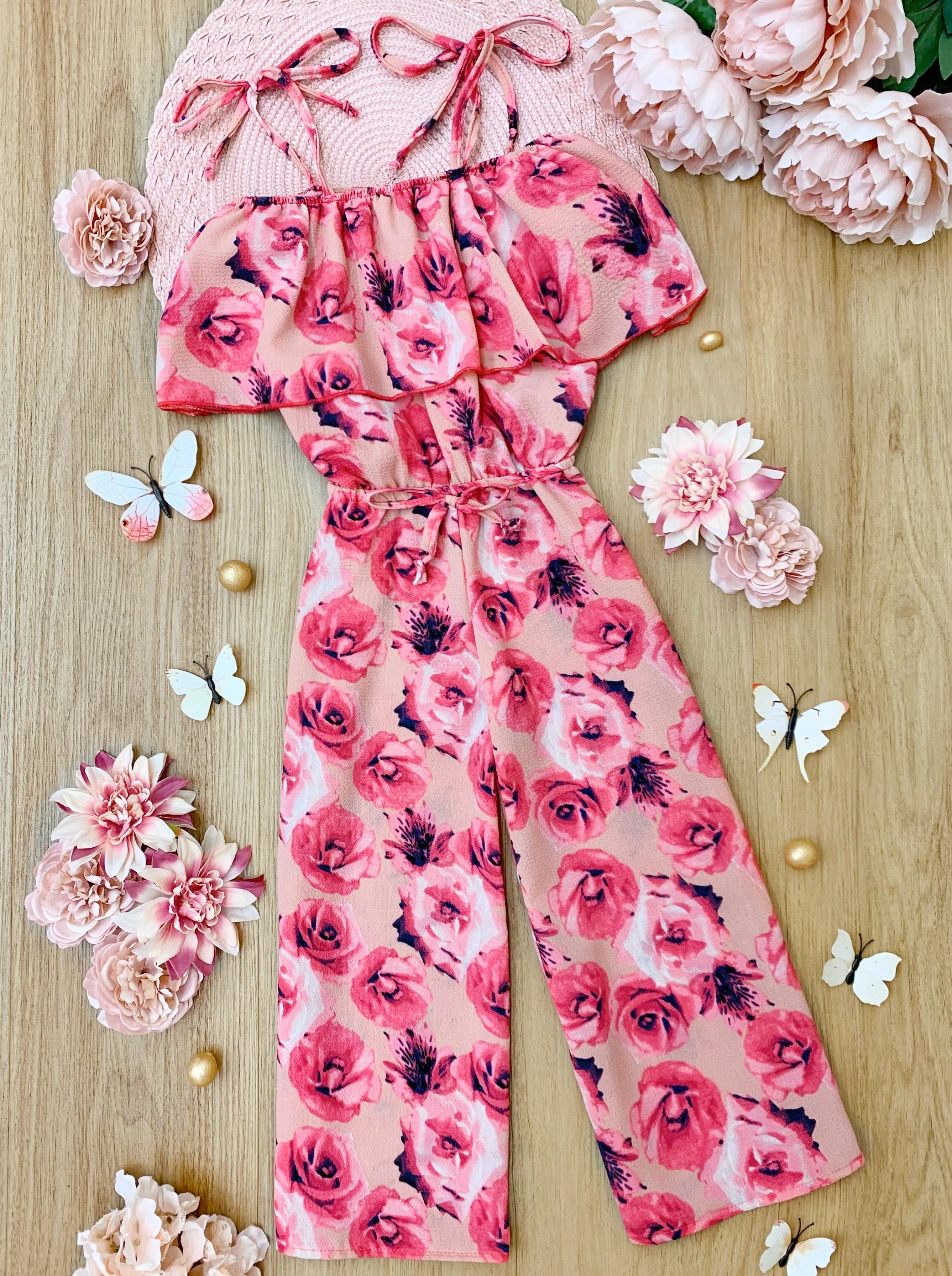 All Rose No Thorn Cold Shoulder Jumpsuit - Image 3