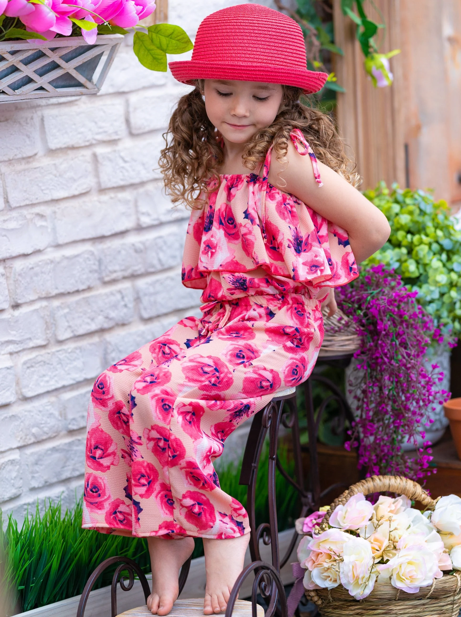 All Rose No Thorn Cold Shoulder Jumpsuit - Image 5