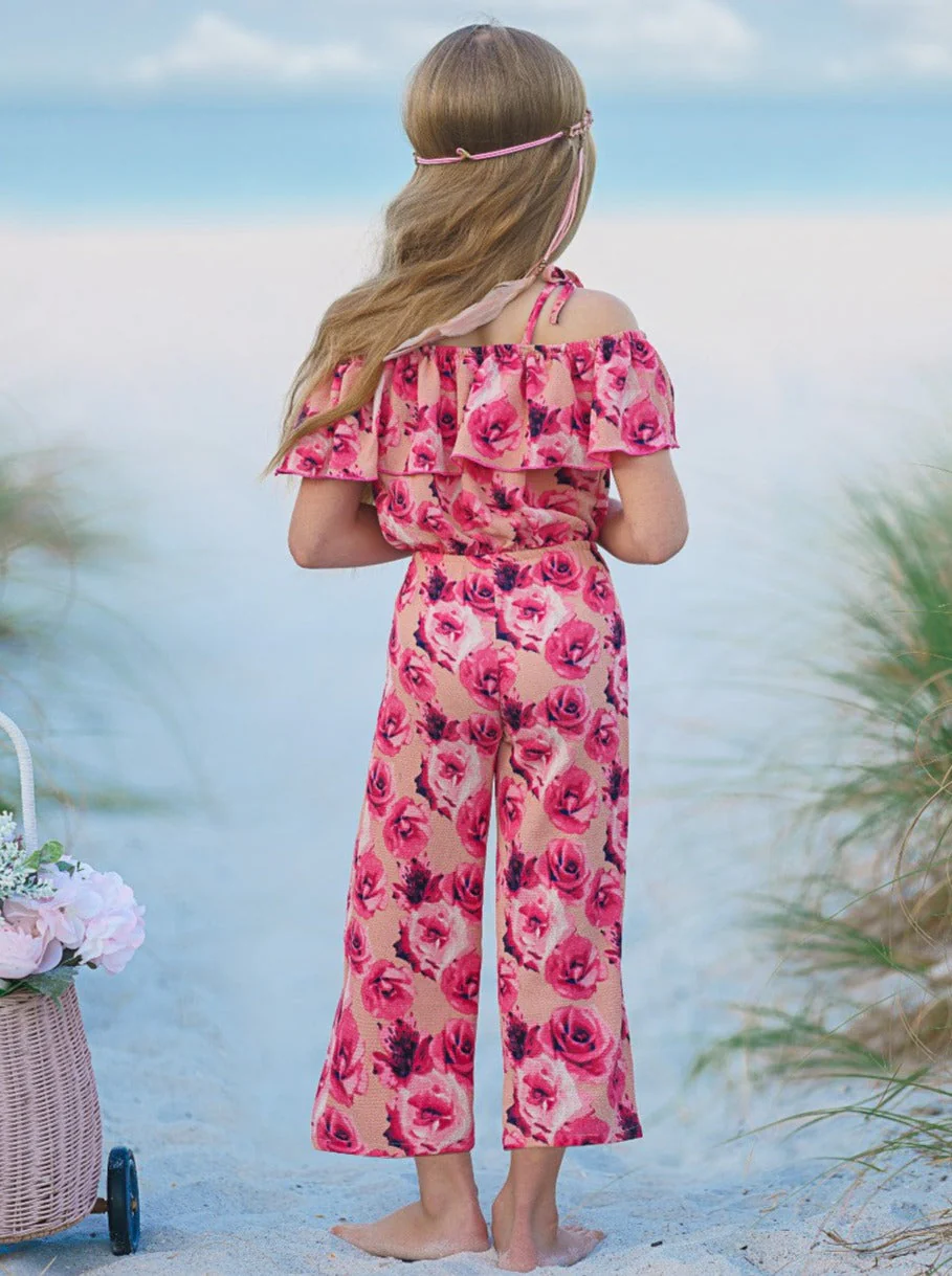 All Rose No Thorn Cold Shoulder Jumpsuit - Image 6
