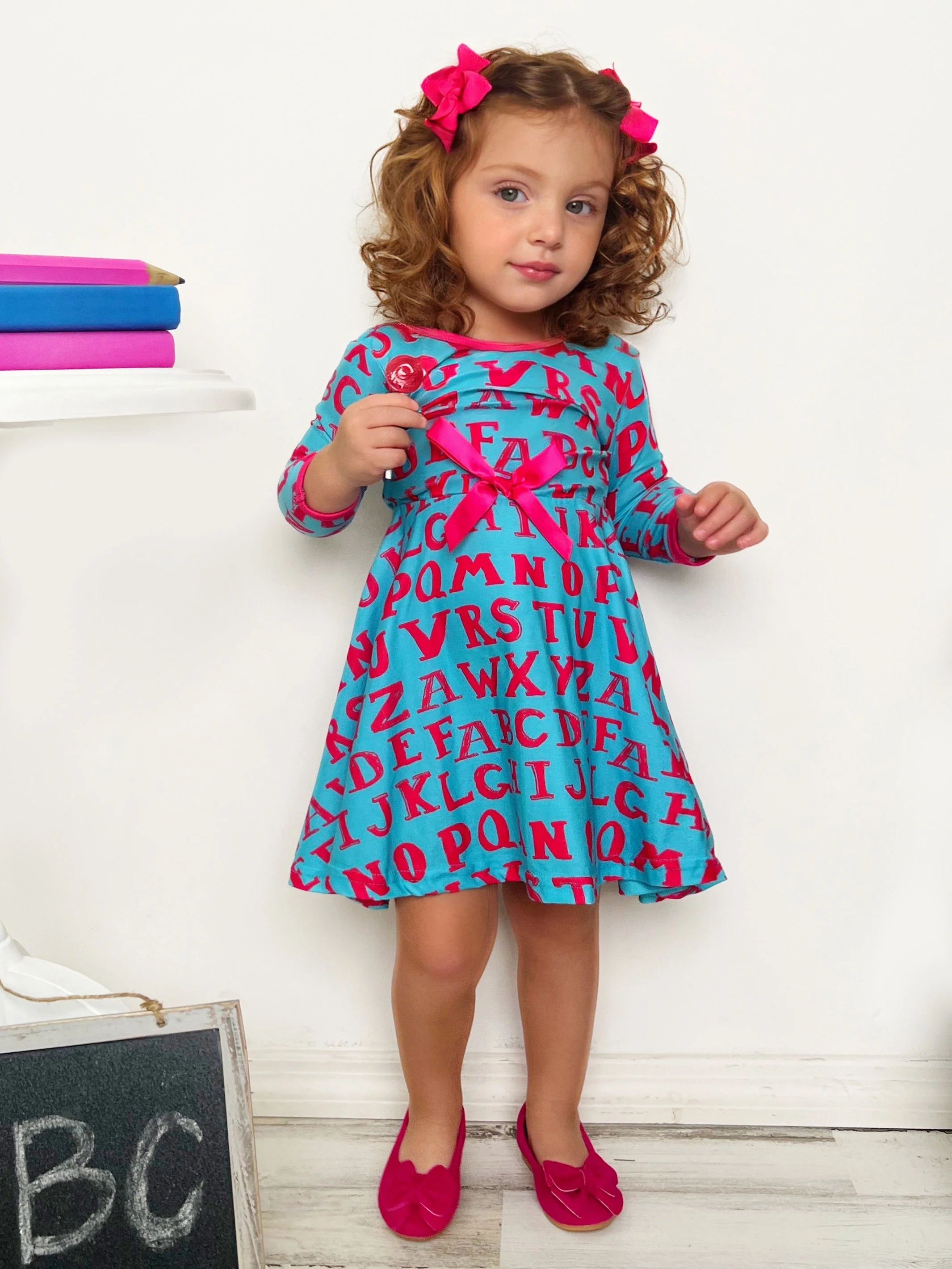 Easy As ABC Alphabet Dress - Image 2