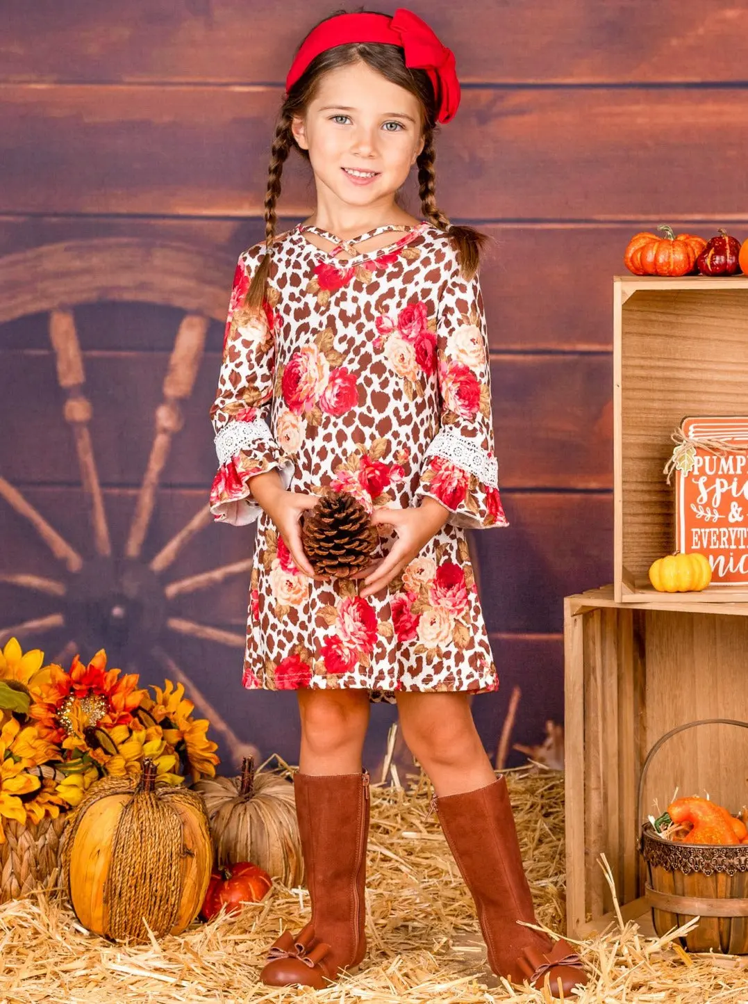 Animal Print Cuteness A-Line Dress - Image 10