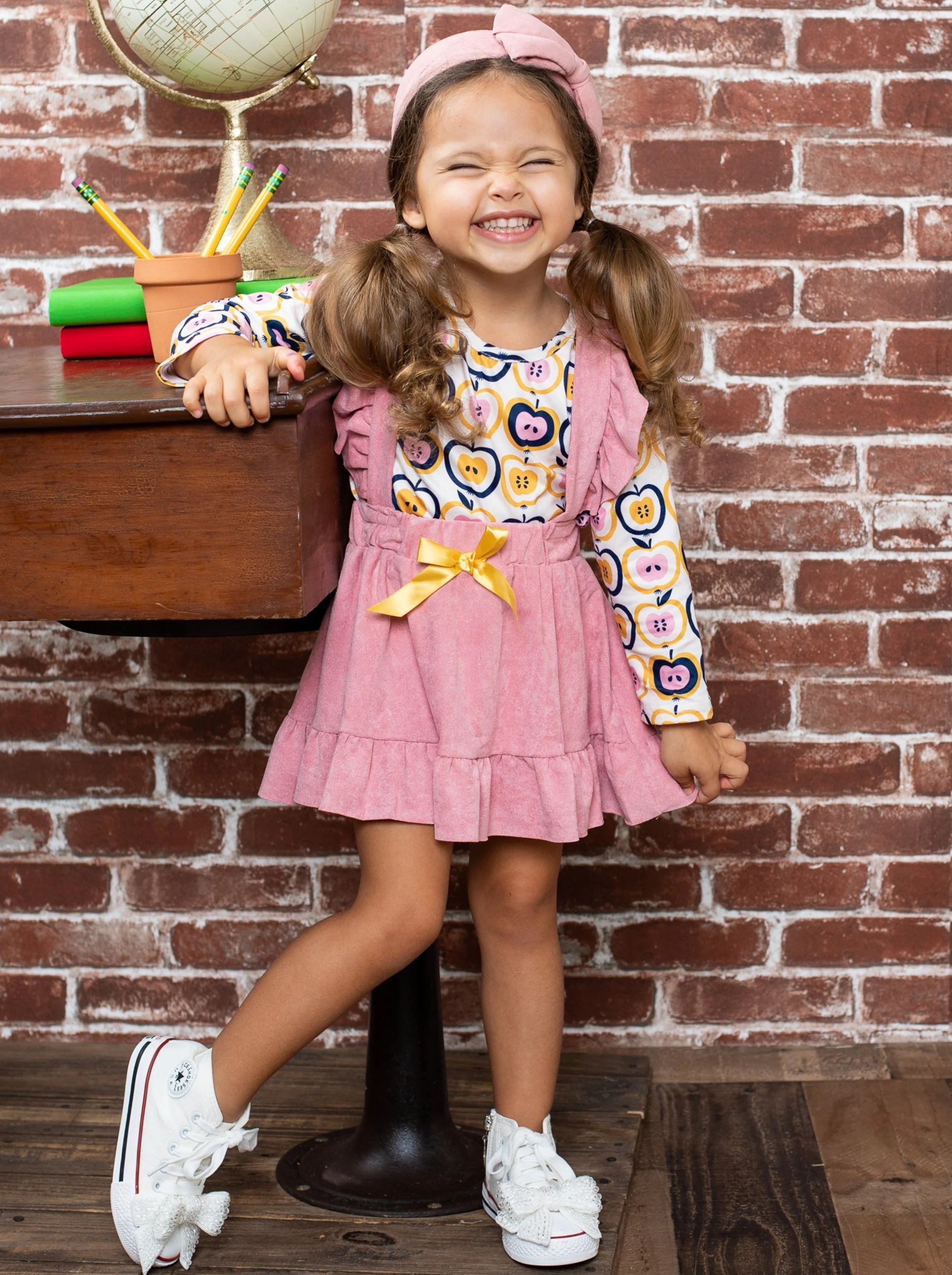 Apple Core Cutie Overall Skirt Set - Image 2