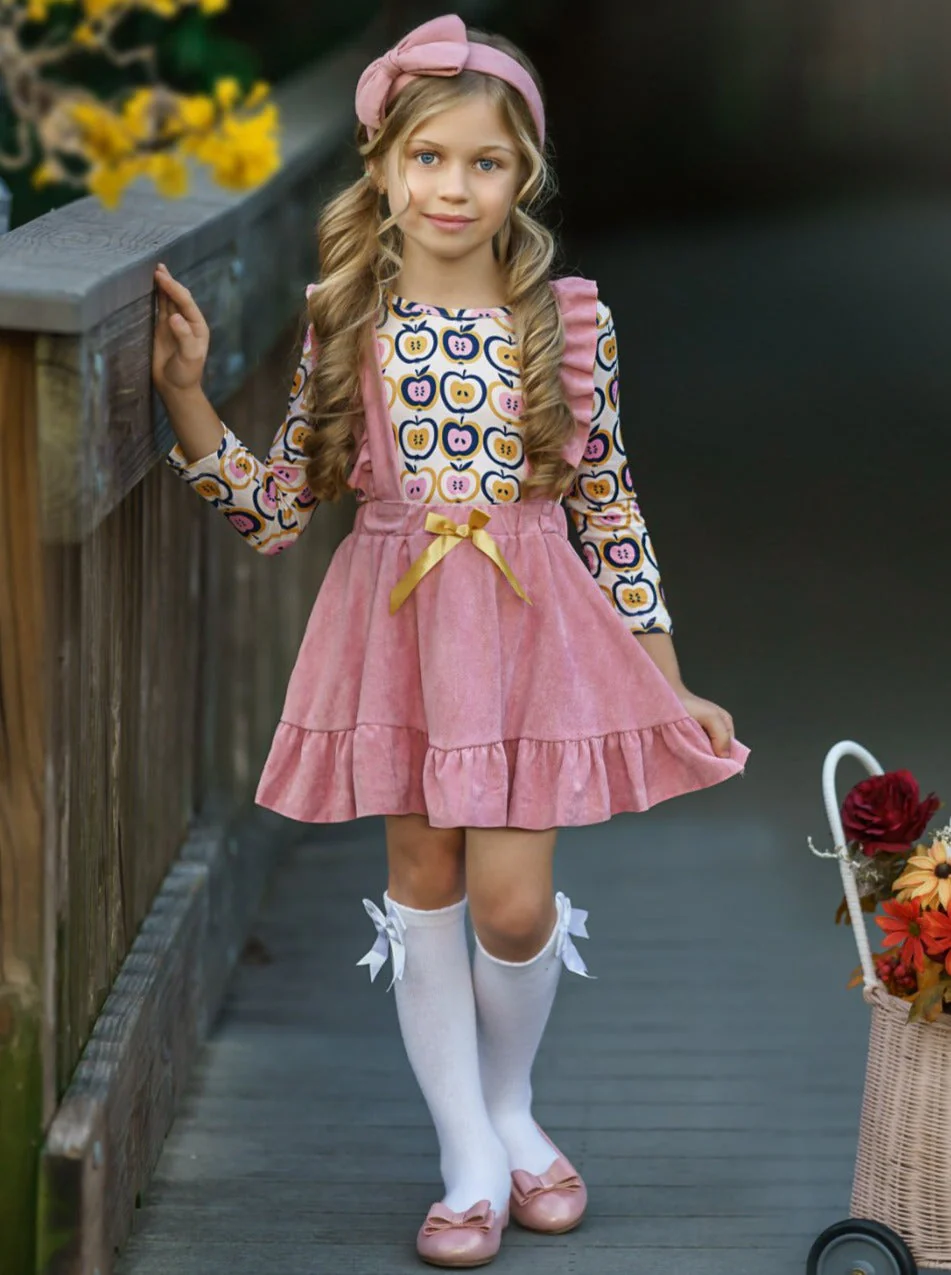 Apple Core Cutie Overall Skirt Set - Image 4